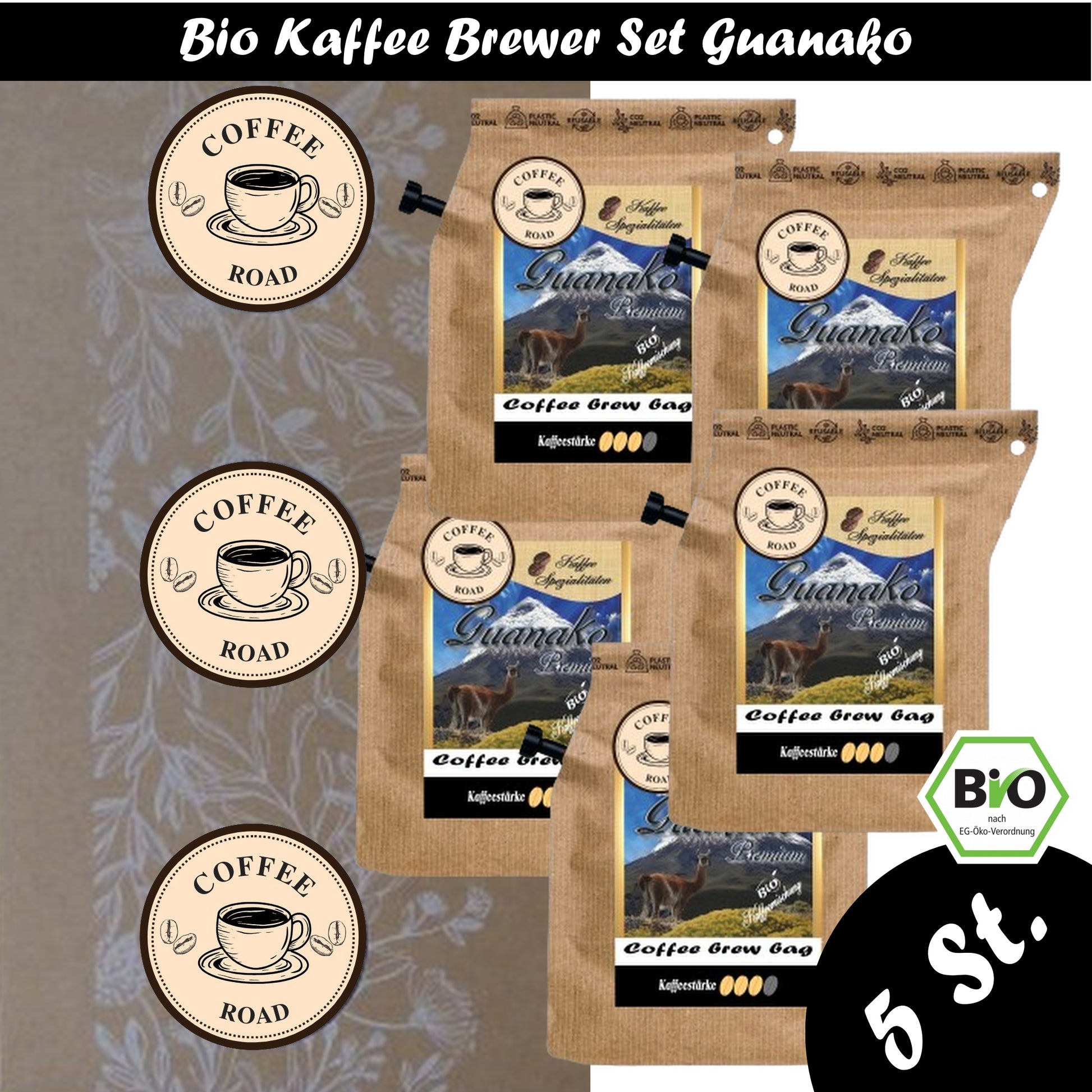 Kaffee Brewer Set Guanako