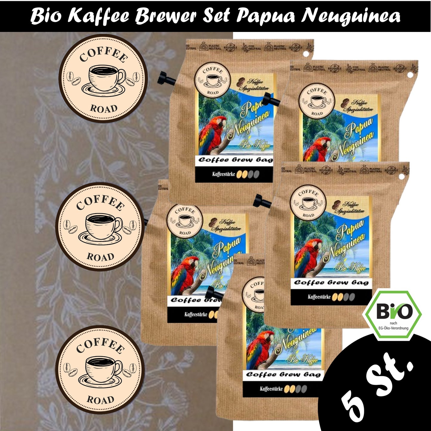 Bio Papua Neuguinea Coffee Brewer Set